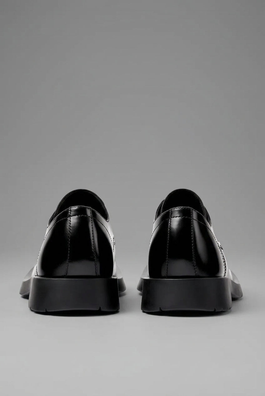 Camper Lab MIL 1978 Black Leather Lace-Up Shoes