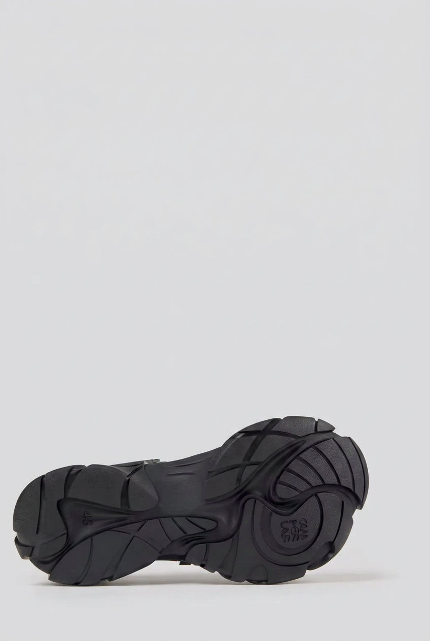 Camper Lab Tormenta Black & Brown Leather Sneakers