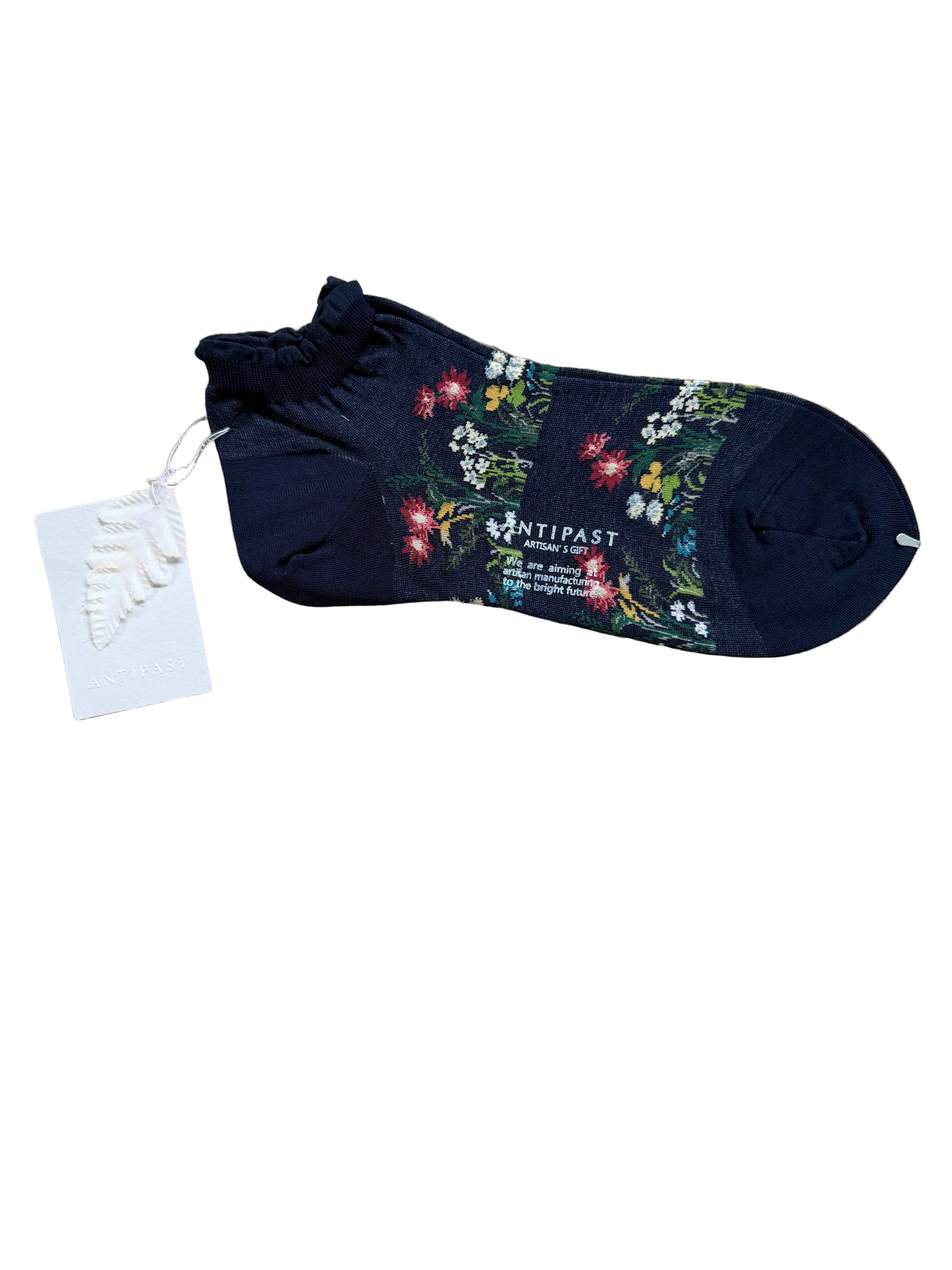 ANTIPAST Wild Flowers Navy short