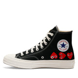 Comme des Garcons Play x Converse Multi Heart Chuck Taylor black