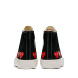 Comme des Garcons Play x Converse Multi Heart Chuck Taylor black