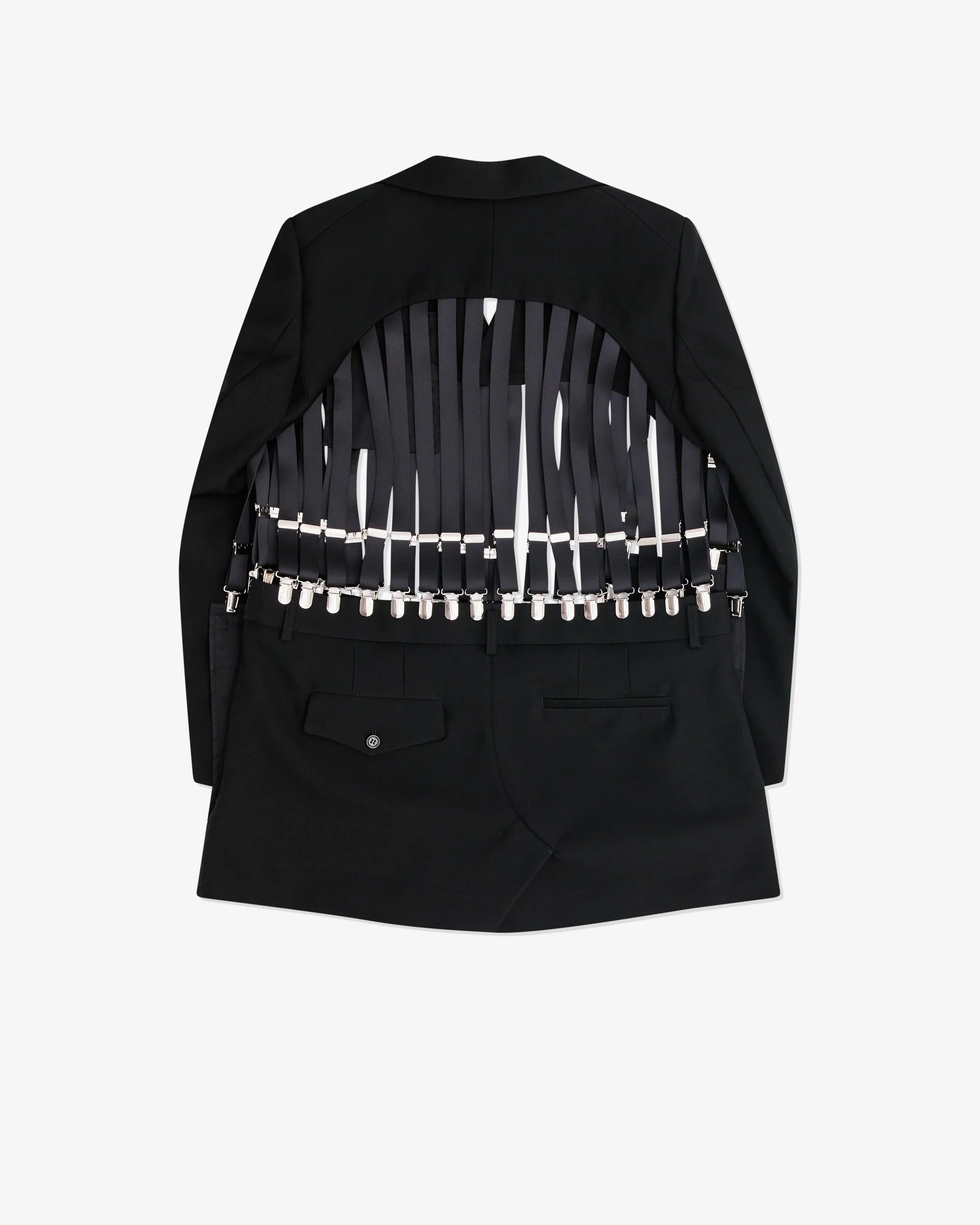 Women's Clasp Fastened Jacket Black