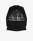 Women's Clasp Fastened Jacket Black