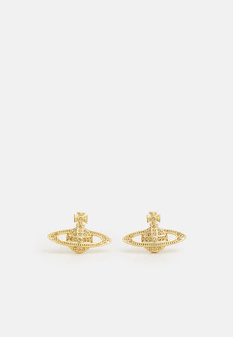 Mini bas relief Earrings Gold