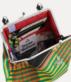 Vivienne Westwood Granny Frame purse Combat Tartan