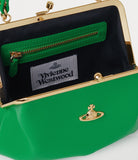 Vivienne Westwood Granny Frame purse bright green