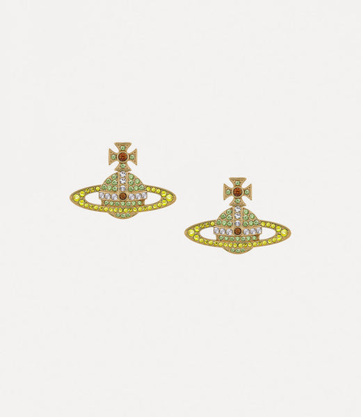 KIKA Earrings in Gold-Peridot-citrine-white