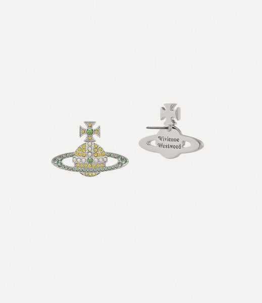 KIKA Earrings in Platinum-Topaz-Erinite