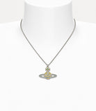 KIKA pendant Necklace in Platinum-Topaz