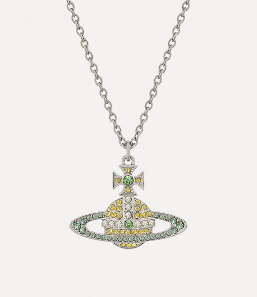 KIKA pendant Necklace in Platinum-Topaz