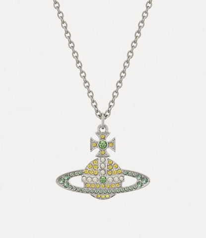 KIKA pendant Necklace in Platinum-Topaz