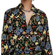 2 Button Krall shirt - Folk Flower