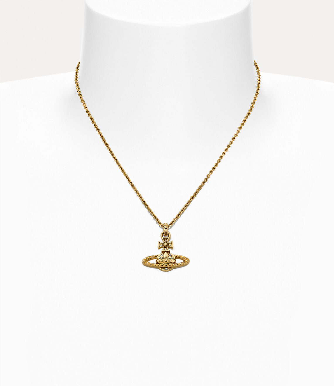 Mayfair bas relief pendant gold