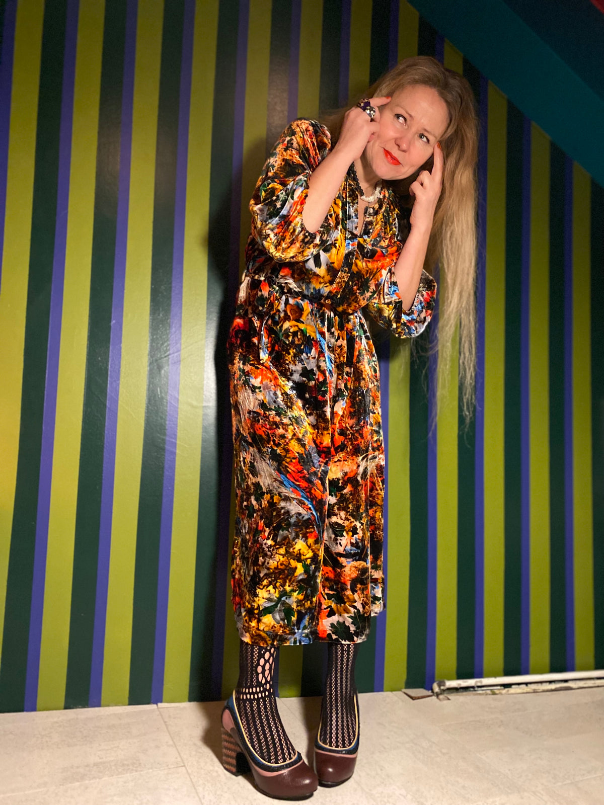 Ursula Silkvelour Þórsmörk Yellow