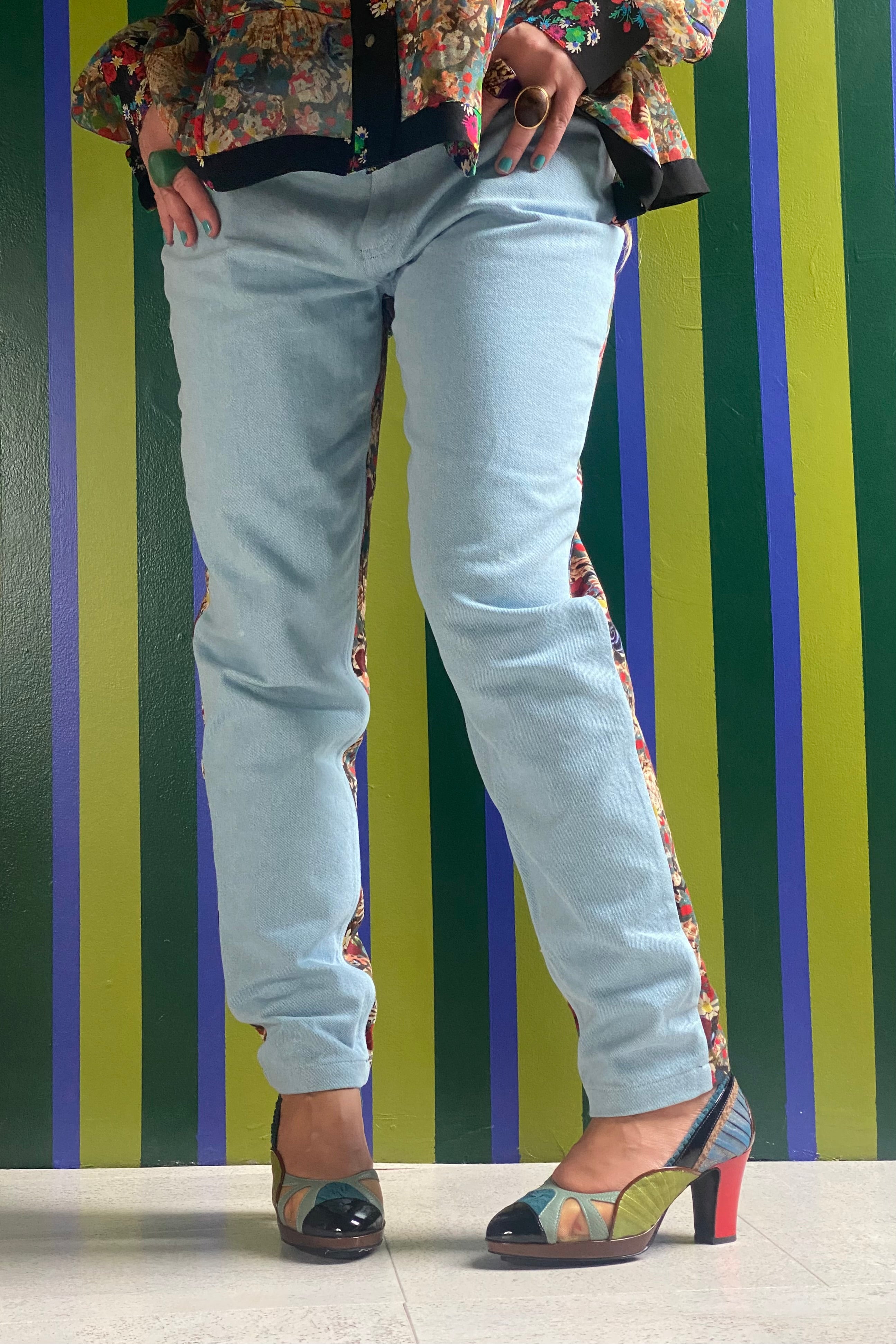 PATSY denim Pants blue/um auðugan garð að gresja