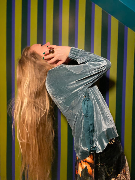 Indira top Jökulblá