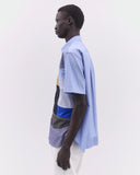 Junya Watanabe Multi Fabric Patchwork Shirt Saxon/White