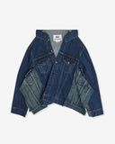 JUNYA WATANABE Women's Levi's Wide Neck Denim Jacket Denim