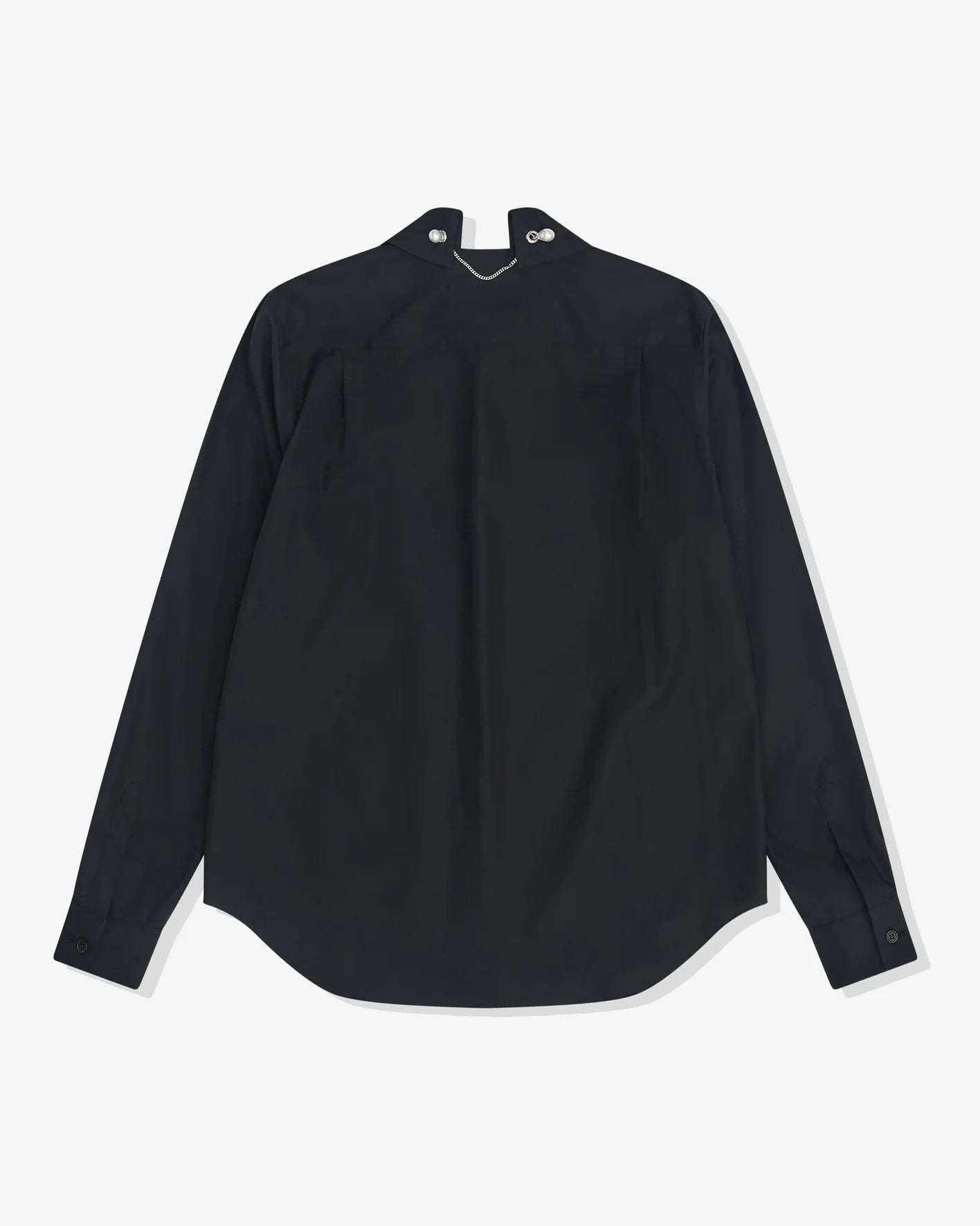 Women's Collar Charm Shirt Black