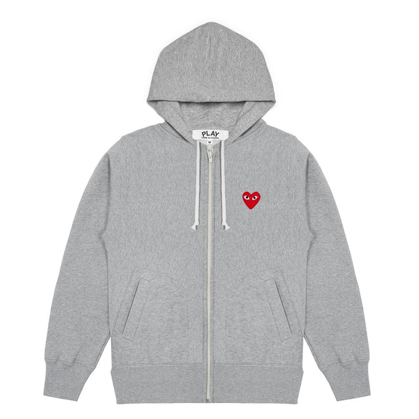 COMME DES GARÇONS PLAY zipped hooded jacket