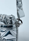 Kitty small bucket bag silver