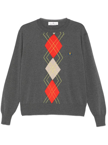Argyle Round neck