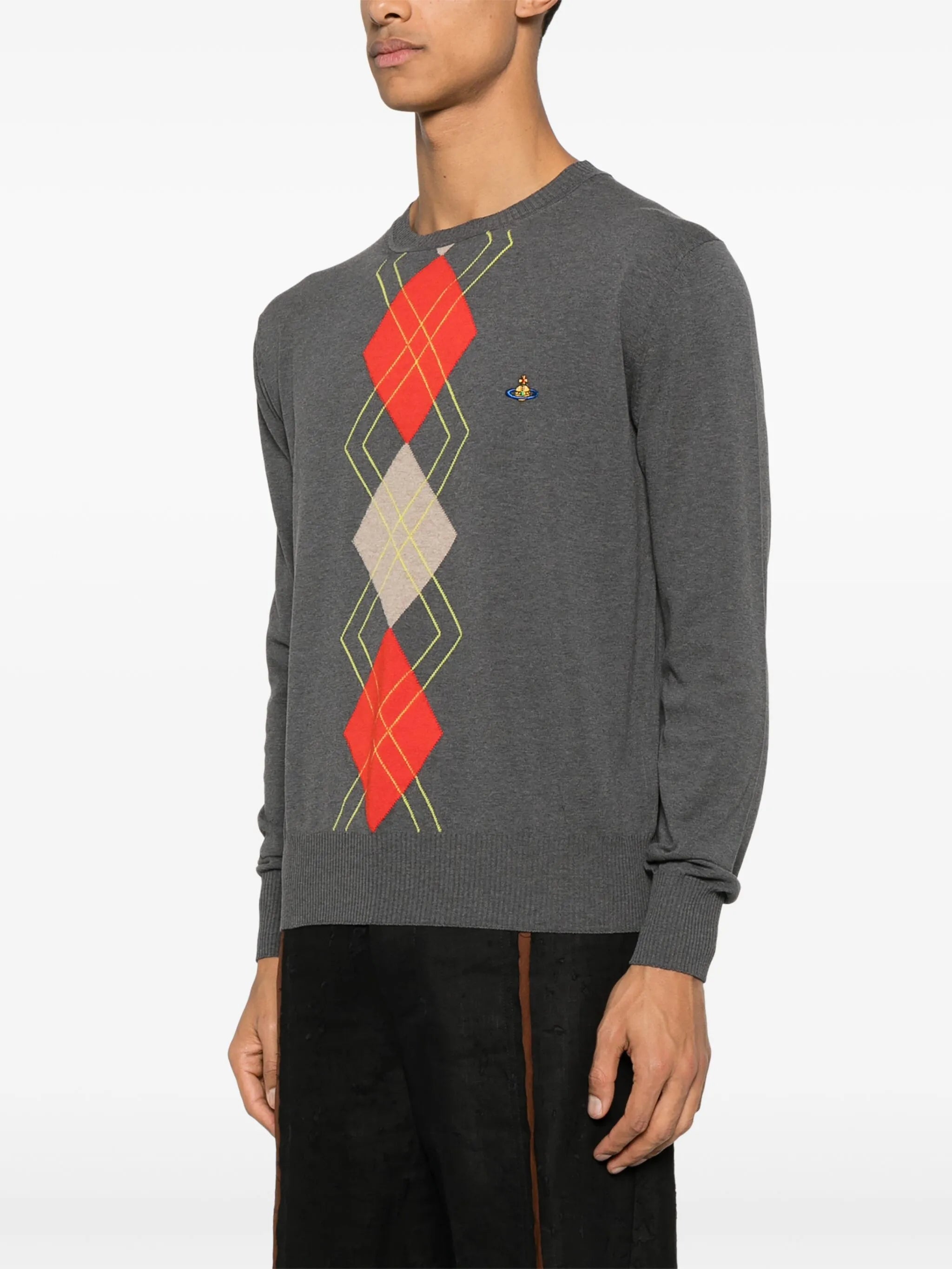 Argyle Round neck