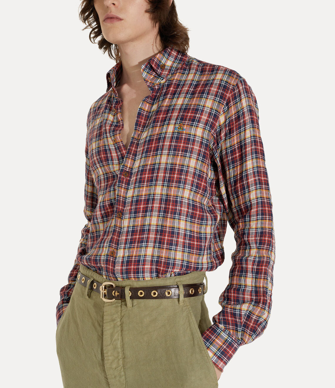 2 Button Krall shirt -Tartan