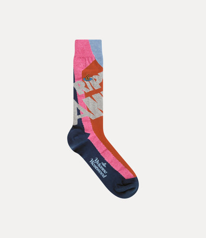 Ripped And Ready Sock Orange