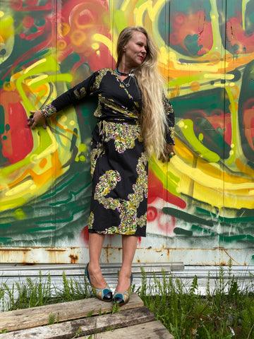 Jazz wrap dress- Dulskin