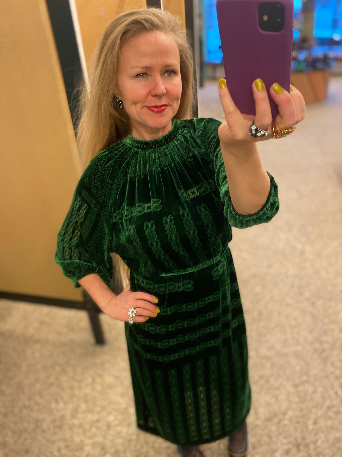 Ursula deep dark green