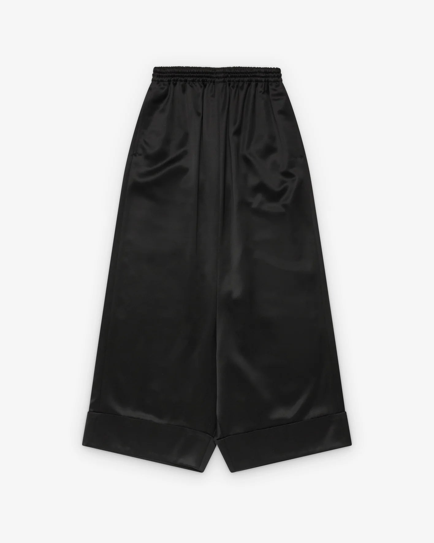 Junya Watanabe Wide Leg Cuffed Trousers Black