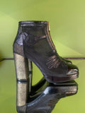 Square toe boots Black