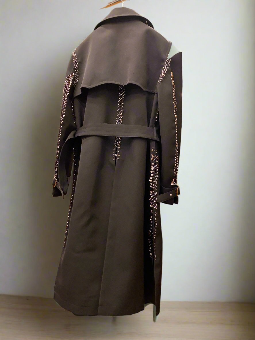 Safety Pin Coat black