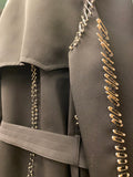 Safety Pin Coat black