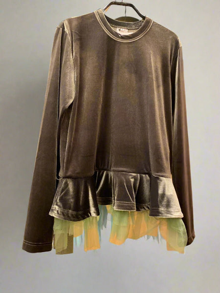 Long sleeve top green