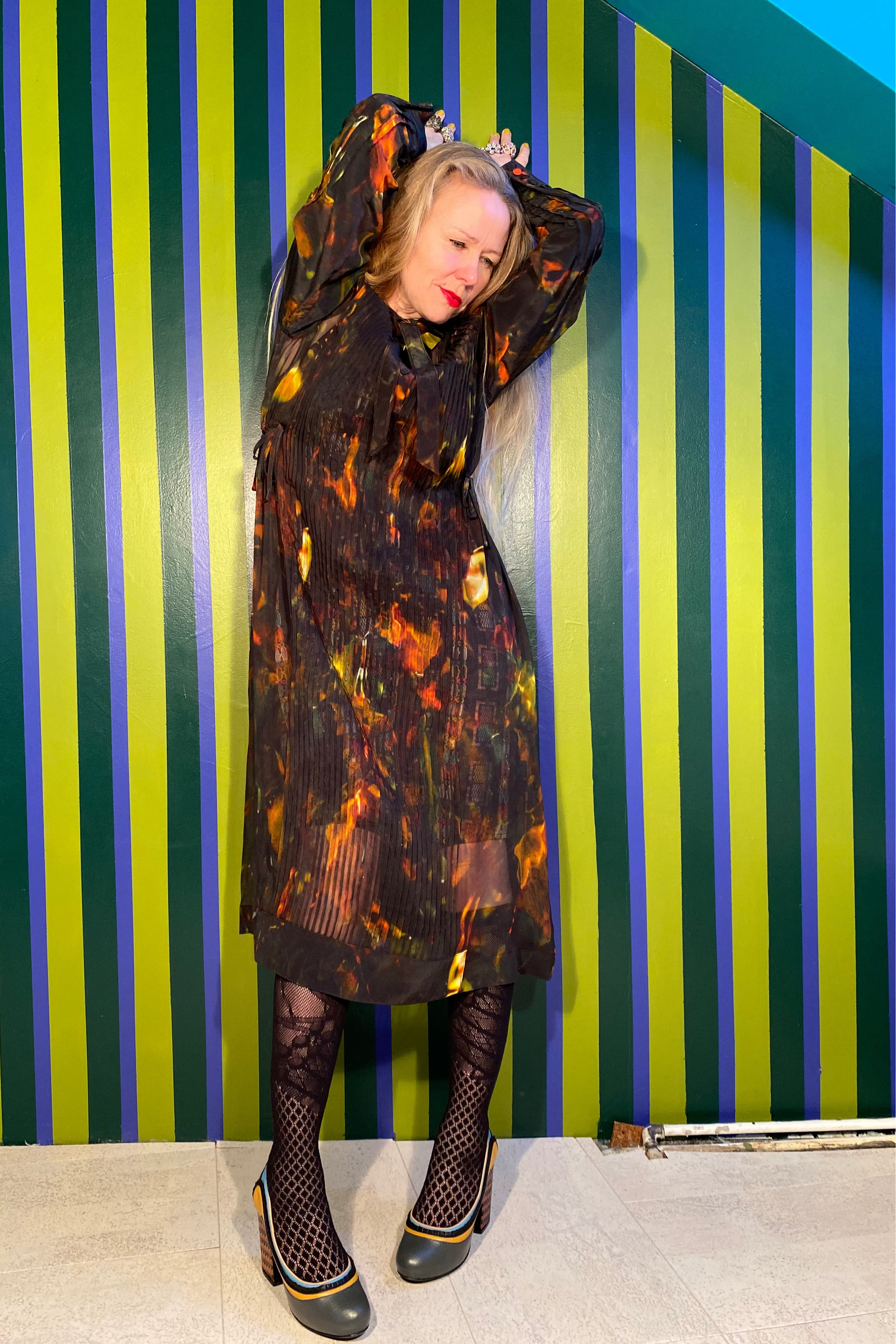 Audre Dress- Shadow and Fog