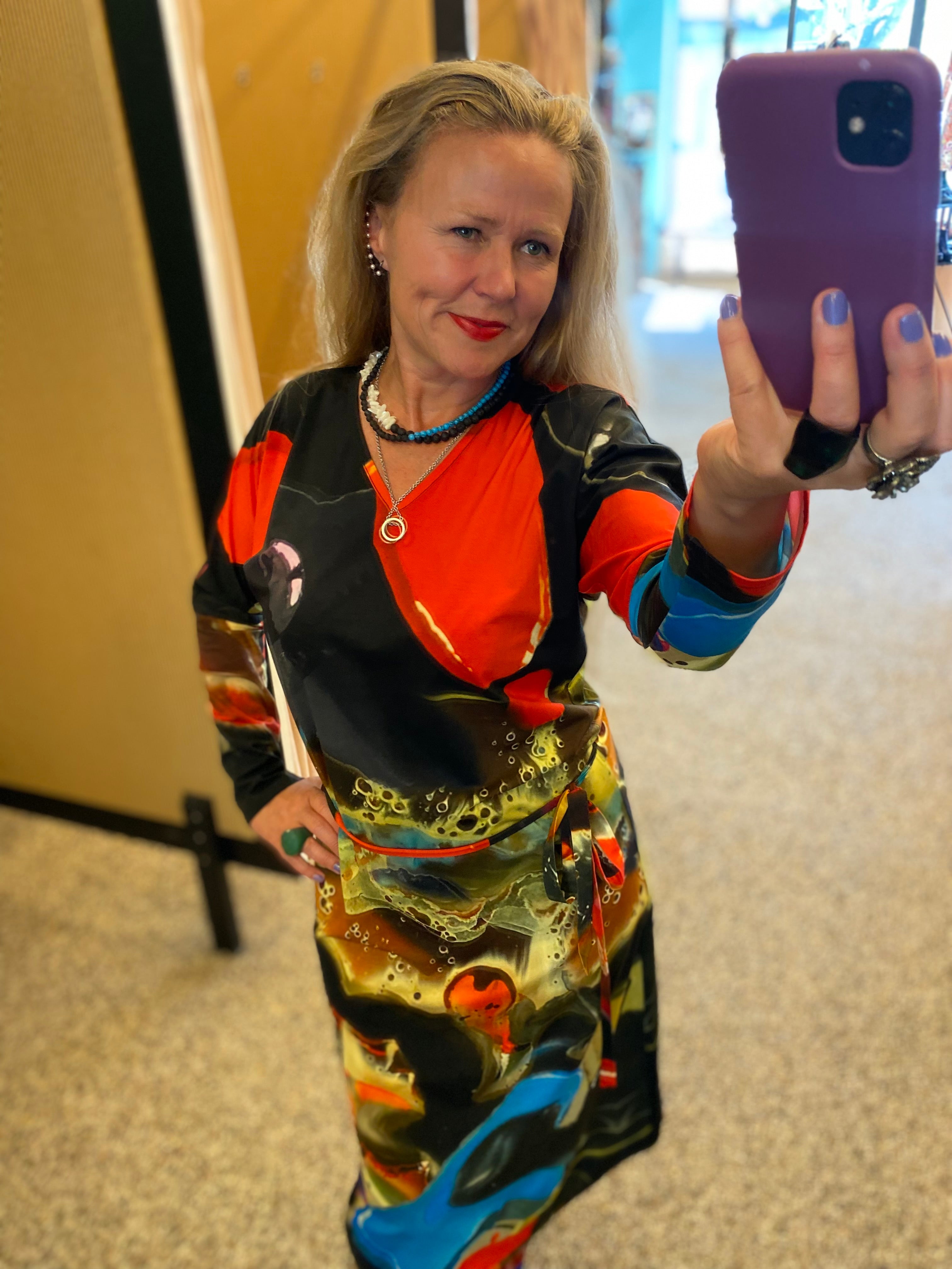 Jazz wrap dress- Daggdís