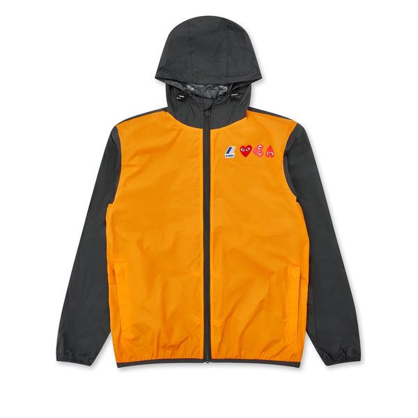 PLAY x K-WAY Zip JACKET Orange/black