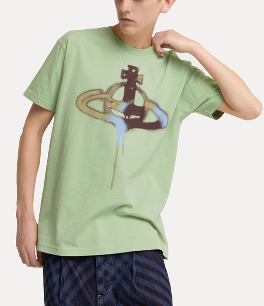 Spray Orb CLASSIC T-SHIRT in pistachio