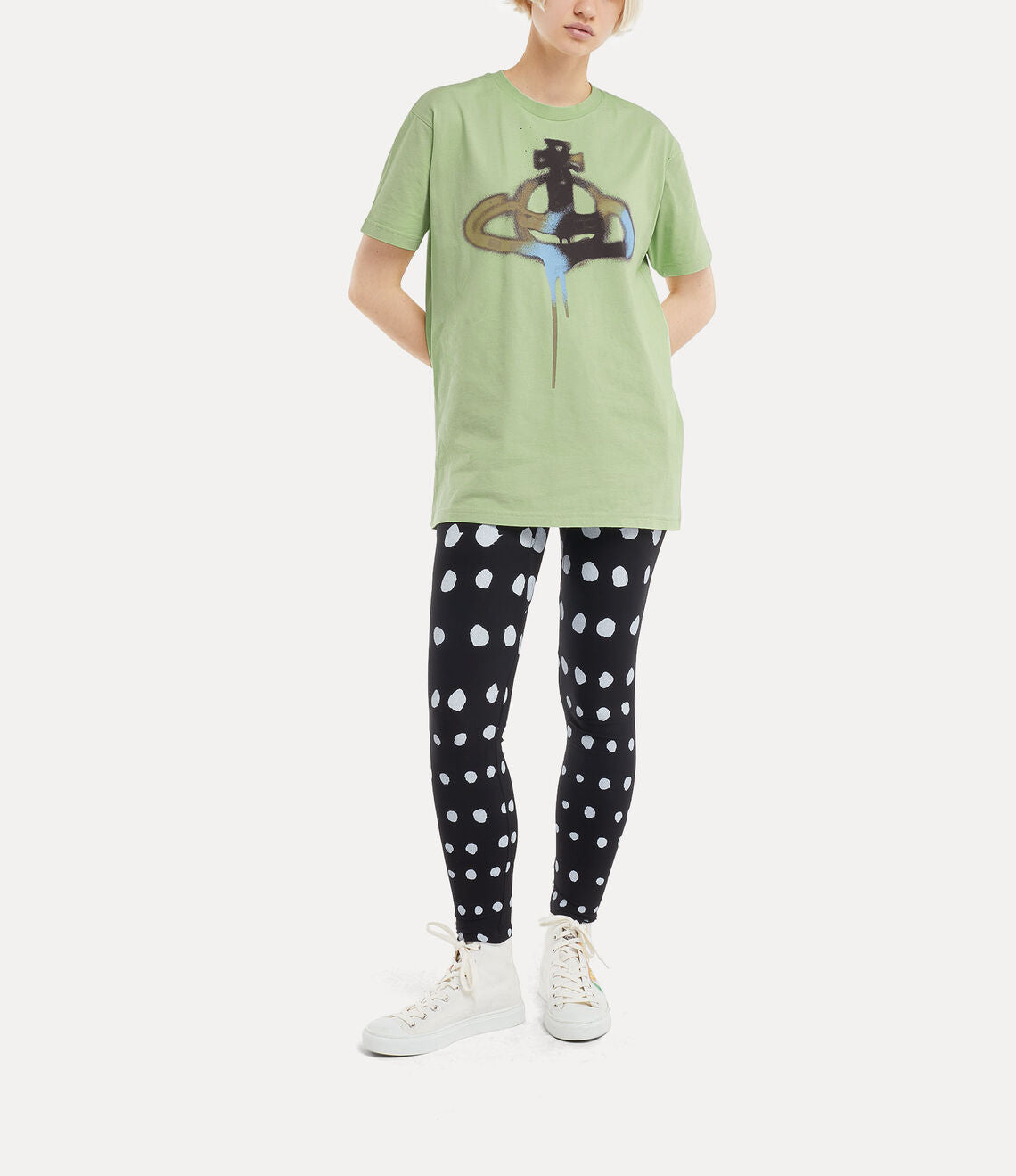 Spray Orb CLASSIC T-SHIRT in pistachio