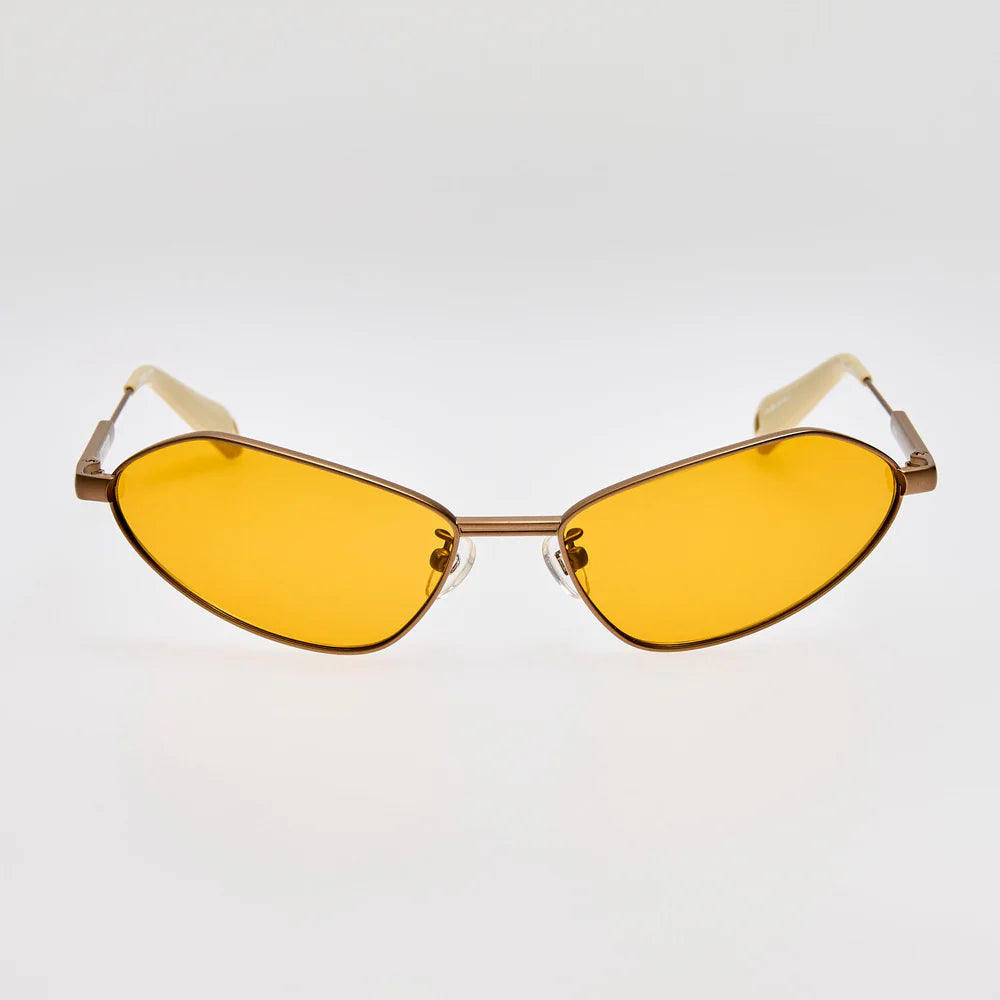 Jacquemus Bambino Sunglasses – Matt Putty and Amber
