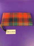 Comme des Garçons TARTAN PATCHWORK WALLET - RED