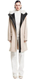 Teasel Melange Ecru coat