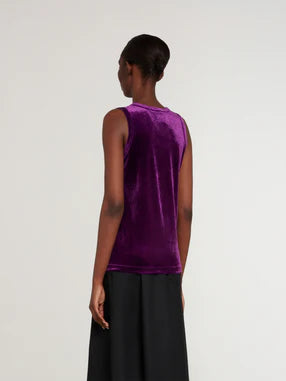 Velour Junya Watanabe Velour Tanktop purple