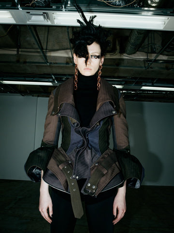 Junya Watanabe Jacket patchwork denim jacket