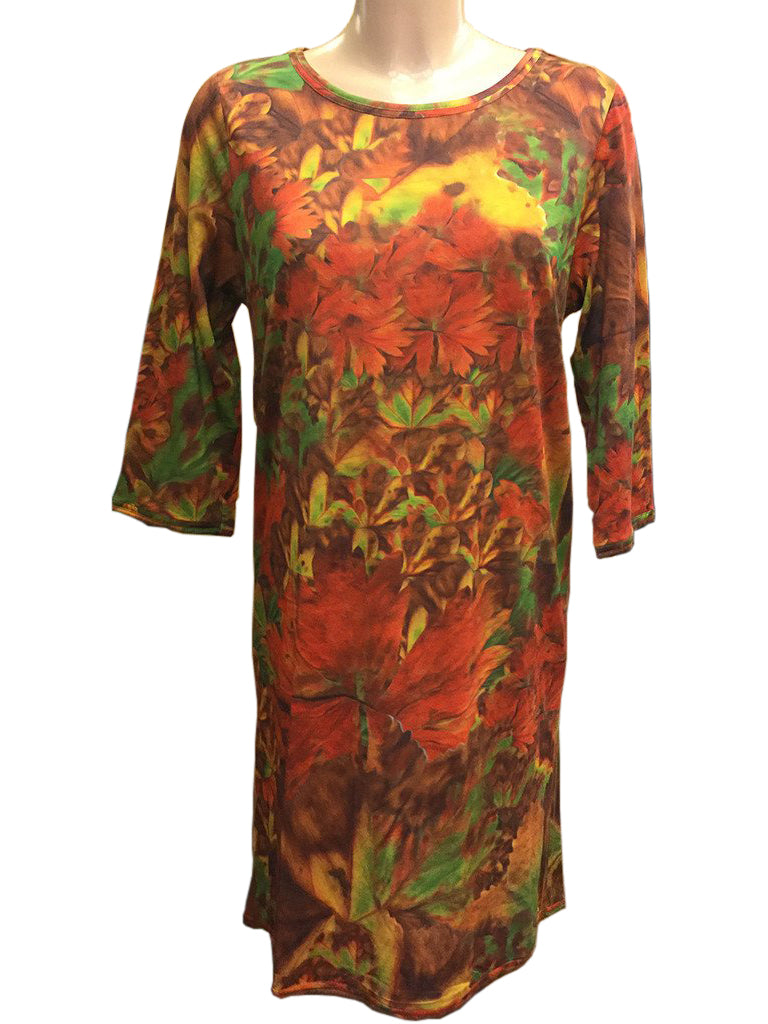 806 opt.1 Silk Jersey long tee shirt orange is the new black