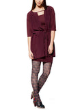 Hattie Bordeaux dress