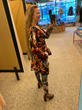 MALALA dress Silkvelour Þórsmörk Yellow