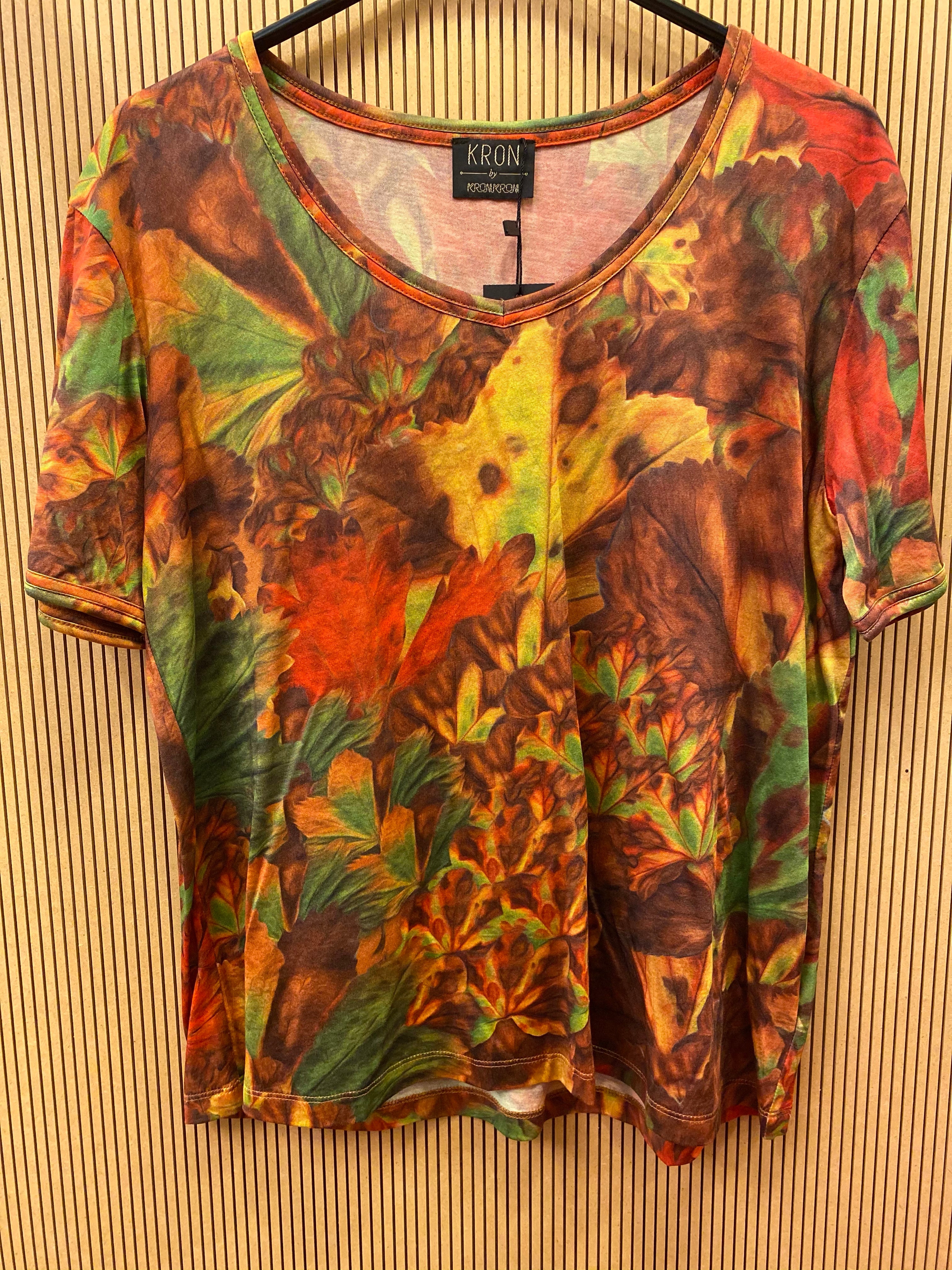 808 opt.1 Silk Jersey tee shirt orange is the new black